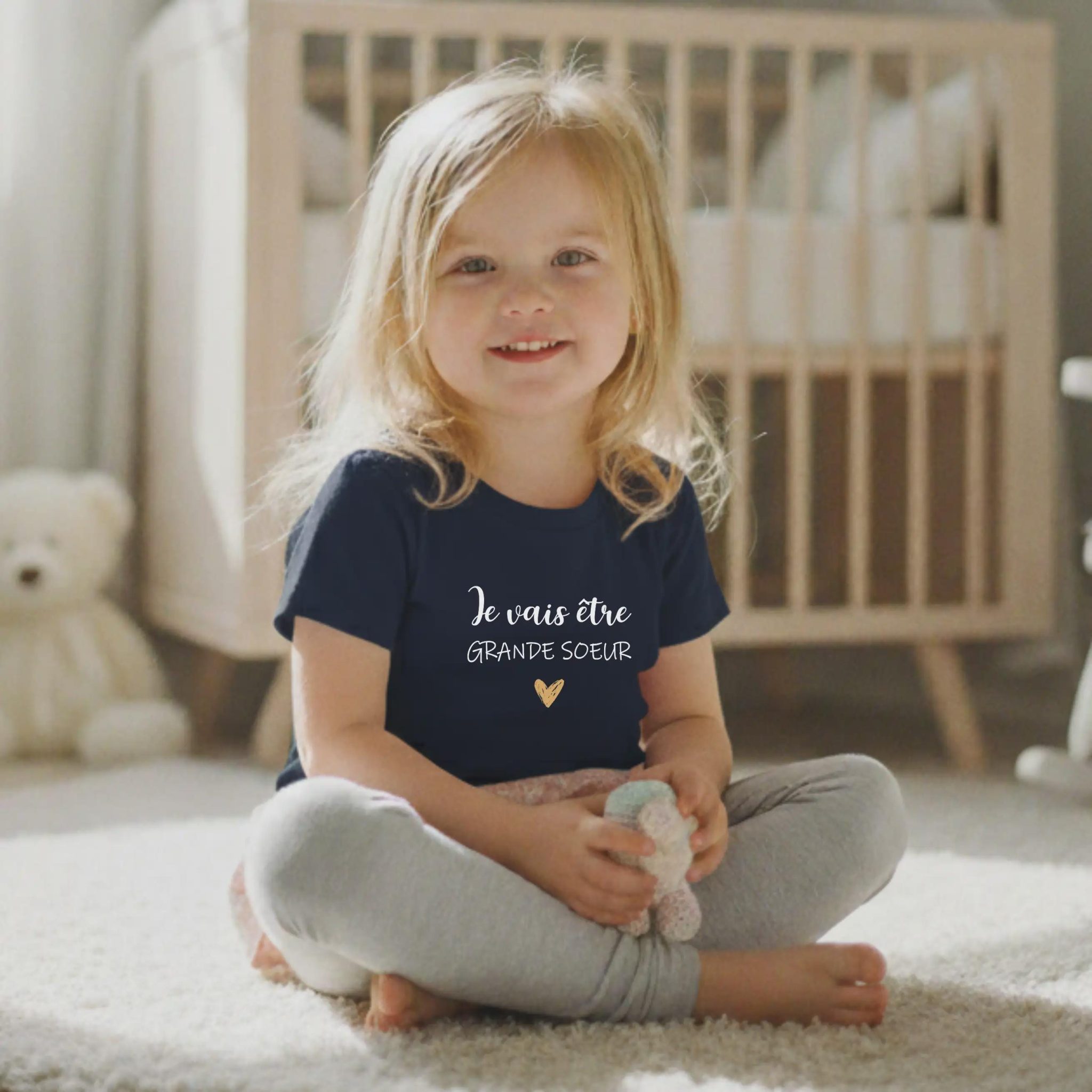 Sweat enfant je vais être grande sœur, annonce de grossesse t-shirt annonce de grossesse, Sweat à capuche — Sweat annonce de grossesse