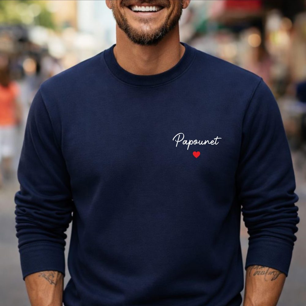 Pull personnalisé papounet