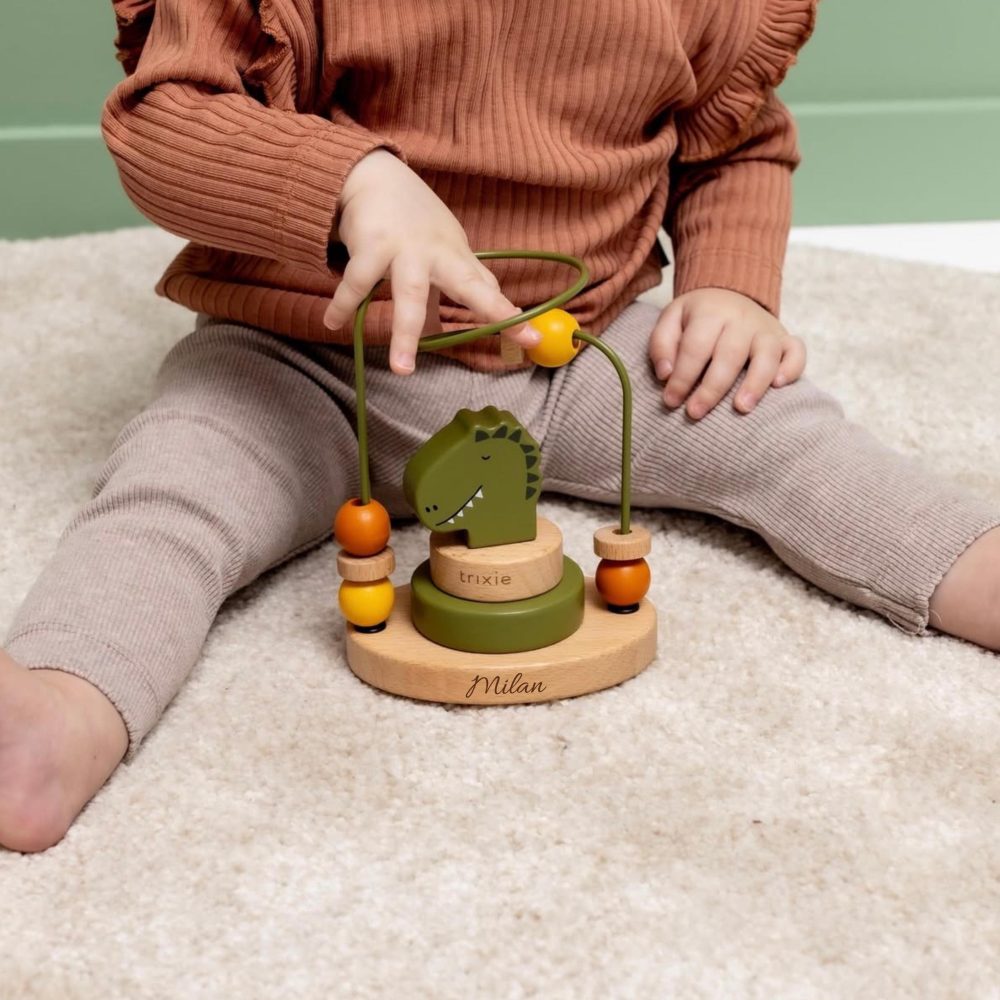 Cadeau de naissance, cadeau de baptême, boucle de motricité fine, cadeau de baptême, jouet personnalisé, cadeau de naissance personnalisé