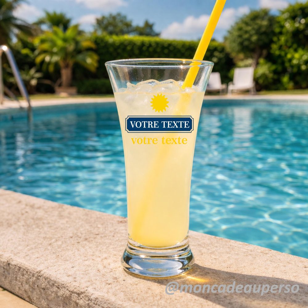Verre apéro alcool personnalisé - idée cadeau pour homme, verre pastis personnalisé, idée cadeau papa, parrain, tonton, verre anniversaire