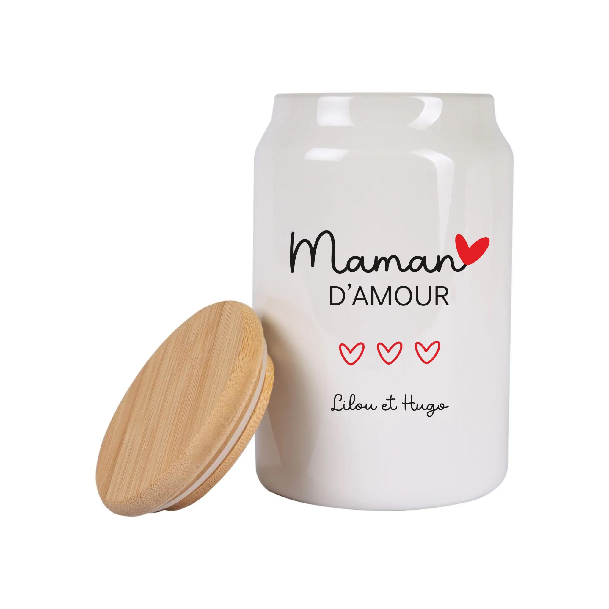 Pot à gâteaux fête des mères personnalisé - cadeau maman , idée cadeau maman, cadeau personnalisé maman, pot maman, idée anniversaire maman — idée cadeau maman
