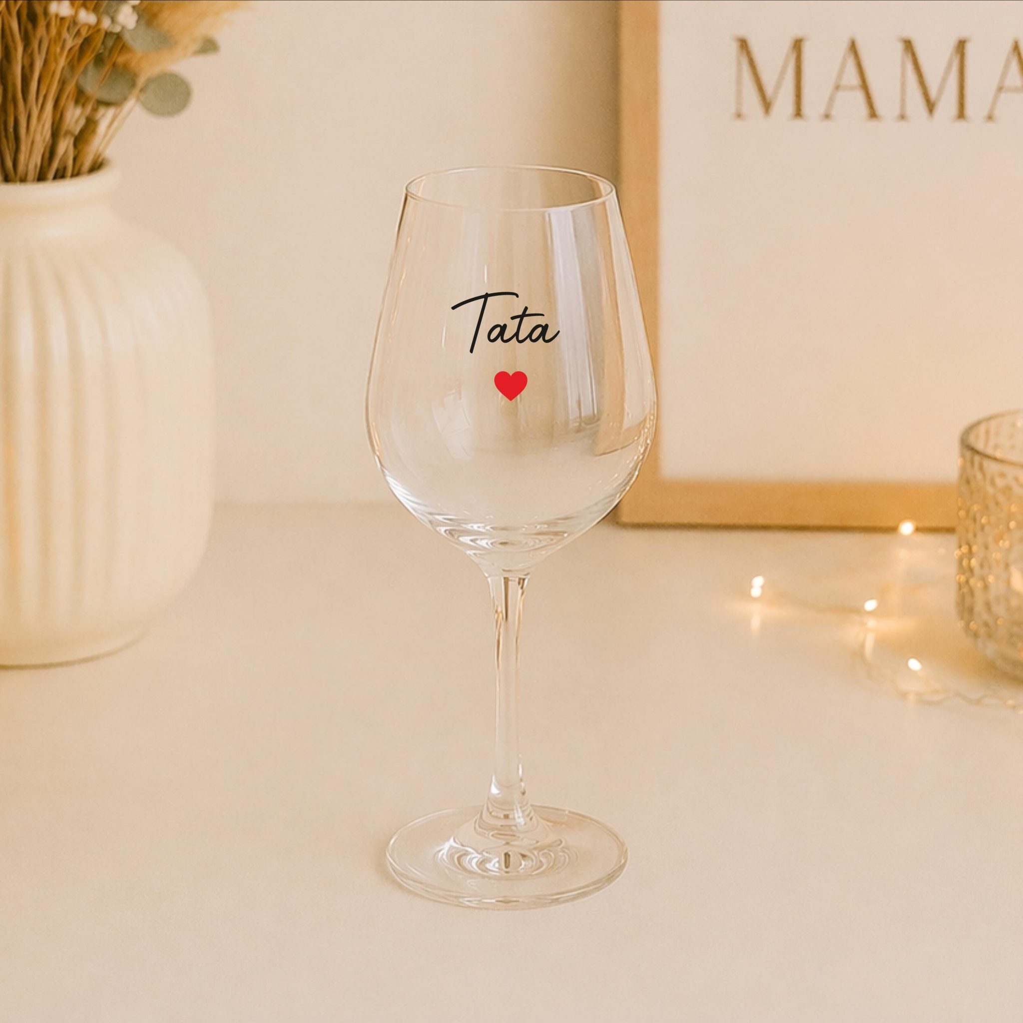 Verres Tata & Tonton personnalisés – Cadeau annonce grossesse, idée cadeau famille original, surprise future tata tonton, anniversaire, noël — cadeau tata tonton