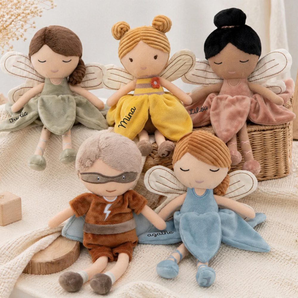 Peluche personnalisée, enfant poupée enfant prénom, Peluche fille personnalisée, cadeau enfant cadeau bébé prénom, cadeau naissance garçon