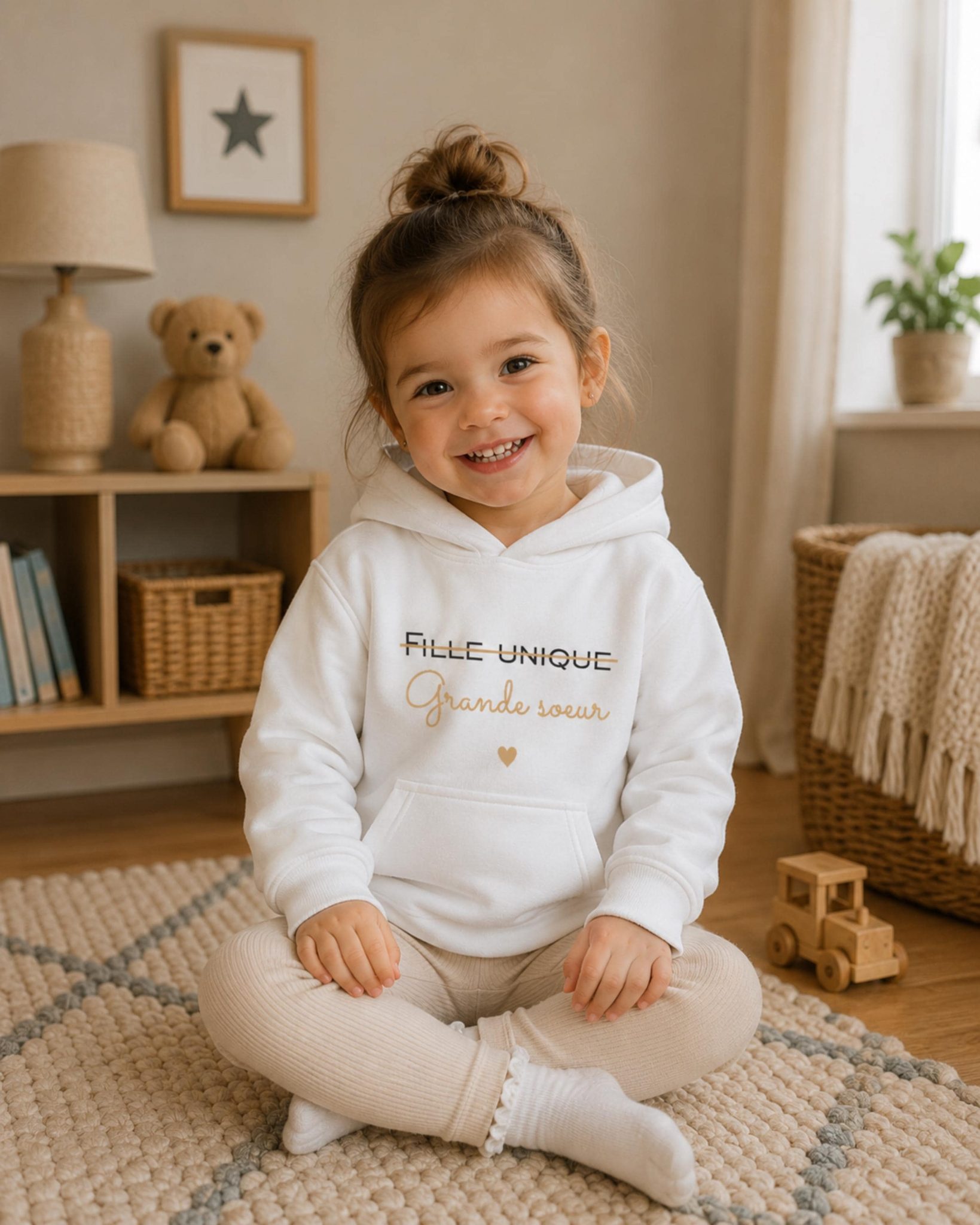 T shirt Futur Grand Sœur – Annonce grossesse Sœur , cadeau enfant grossesse, sweat annonce bébé famille, pull grand Sœur, idée annonce Sœur — tshirt annonce grossesse
