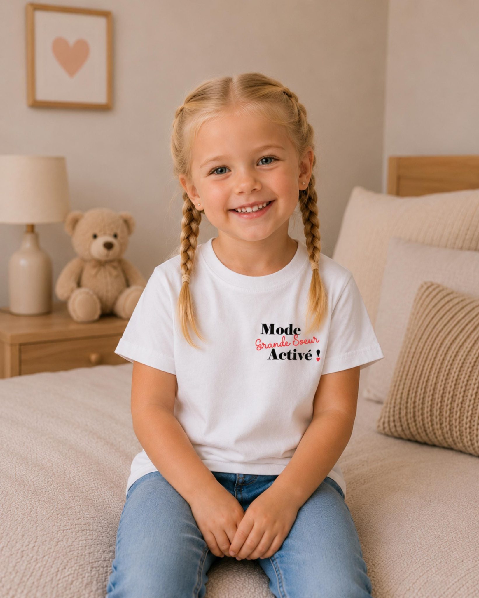 T-shirt annonce Grand frère - idée annonce de grossesse, annonce grossesse famille, t-shirt annonce garçon, annonce naissance bébé — Sweat annonce de grossesse