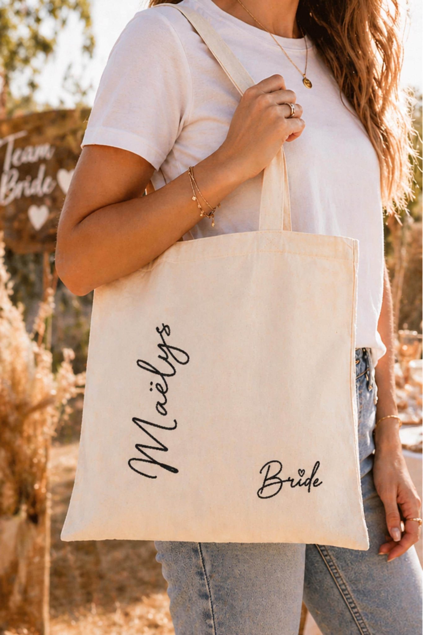 Tote Bag Personnalisé EVJF – Cadeau evjf, Tote bag future mariée, Idée organisation evjf, Cadeau team de la mariée, evjf personnalisé — Tote bag Evjf