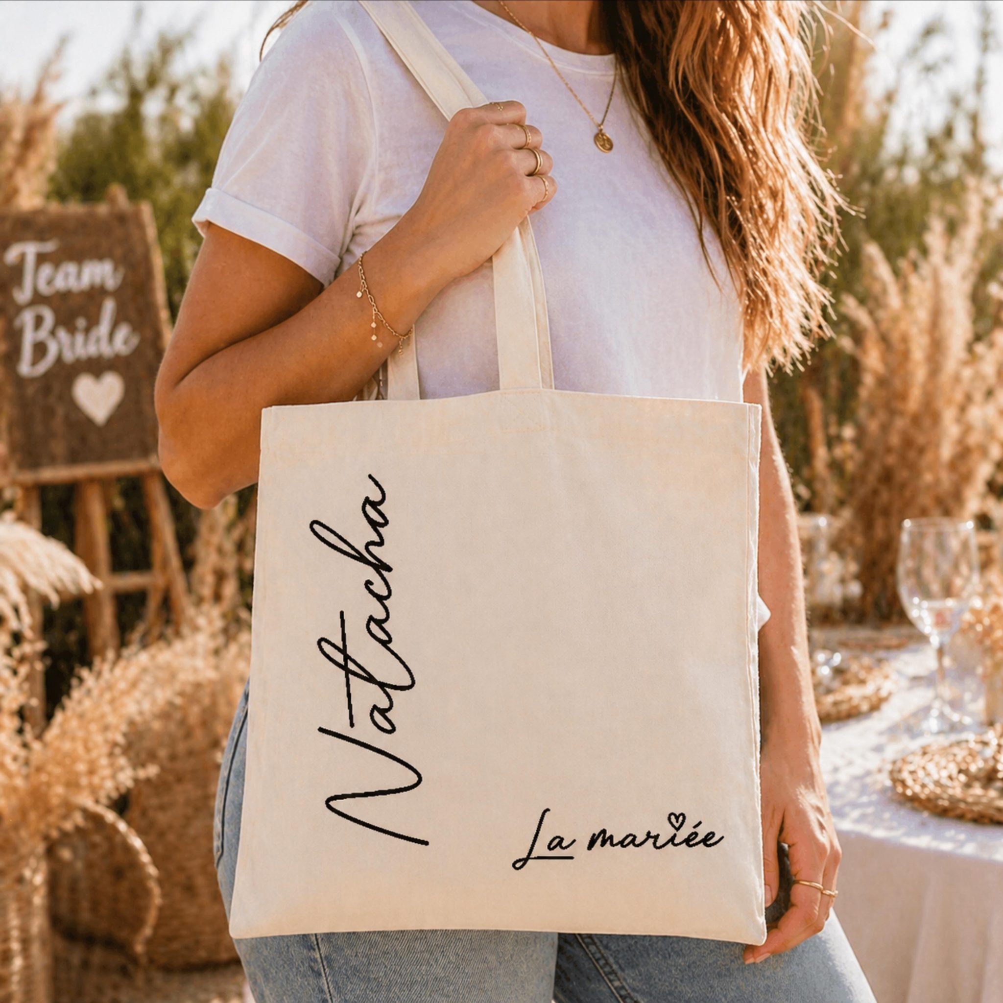 Tote Bag Personnalisé EVJF – Cadeau evjf, Tote bag future mariée, Idée organisation evjf, Cadeau team de la mariée, evjf personnalisé — idée oraganisation evjf