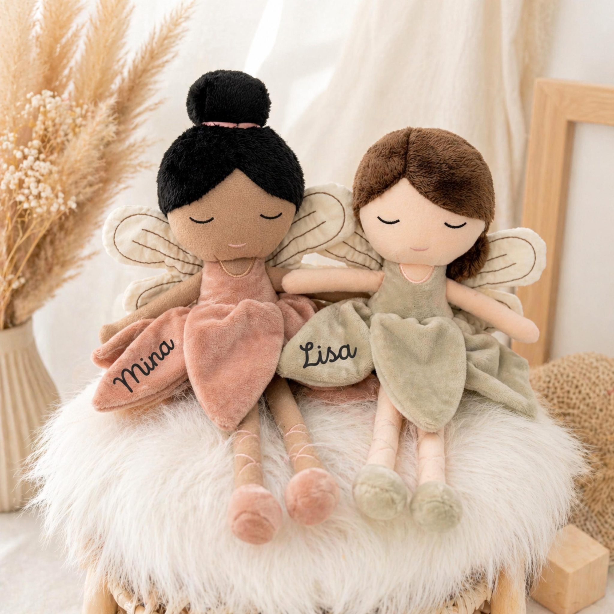 Peluche personnalisée, enfant poupée enfant prénom, Peluche fille personnalisée, cadeau enfant cadeau bébé prénom, cadeau naissance garçon — Cadeau bébé