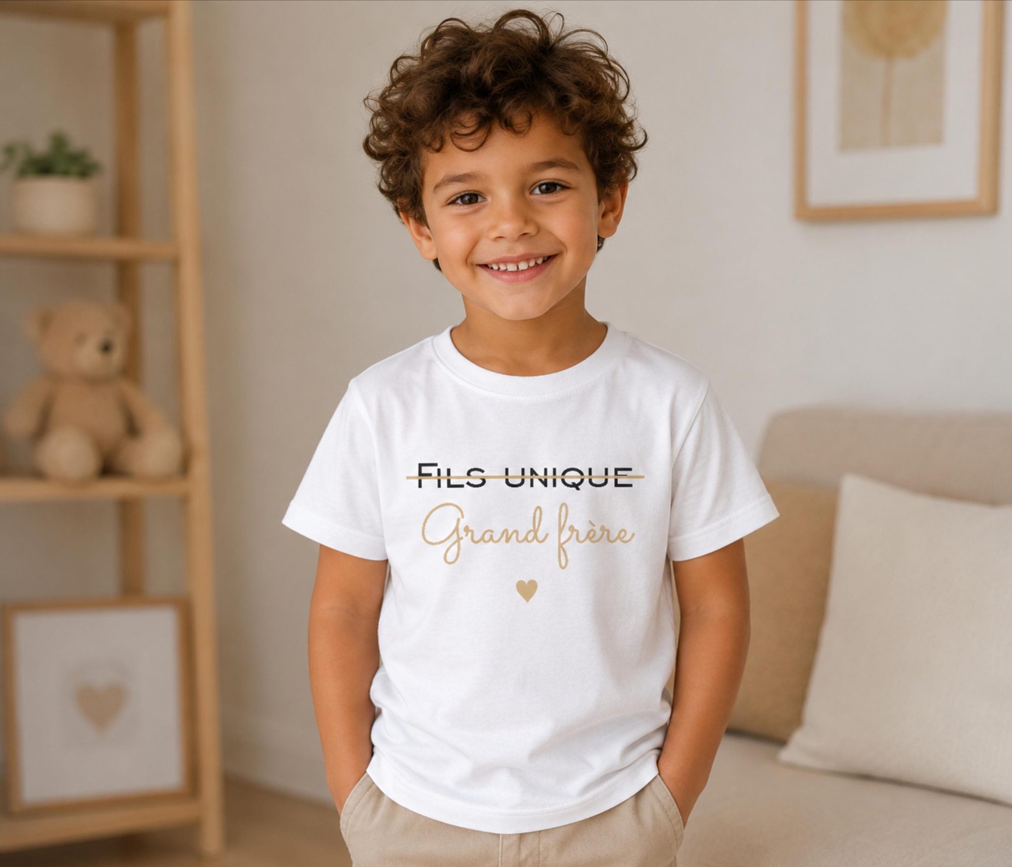 T shirt Futur Grand Frère – Annonce grossesse, cadeau enfant grossesse, sweat annonce bébé famille, pull grand frère, idée annonce frère