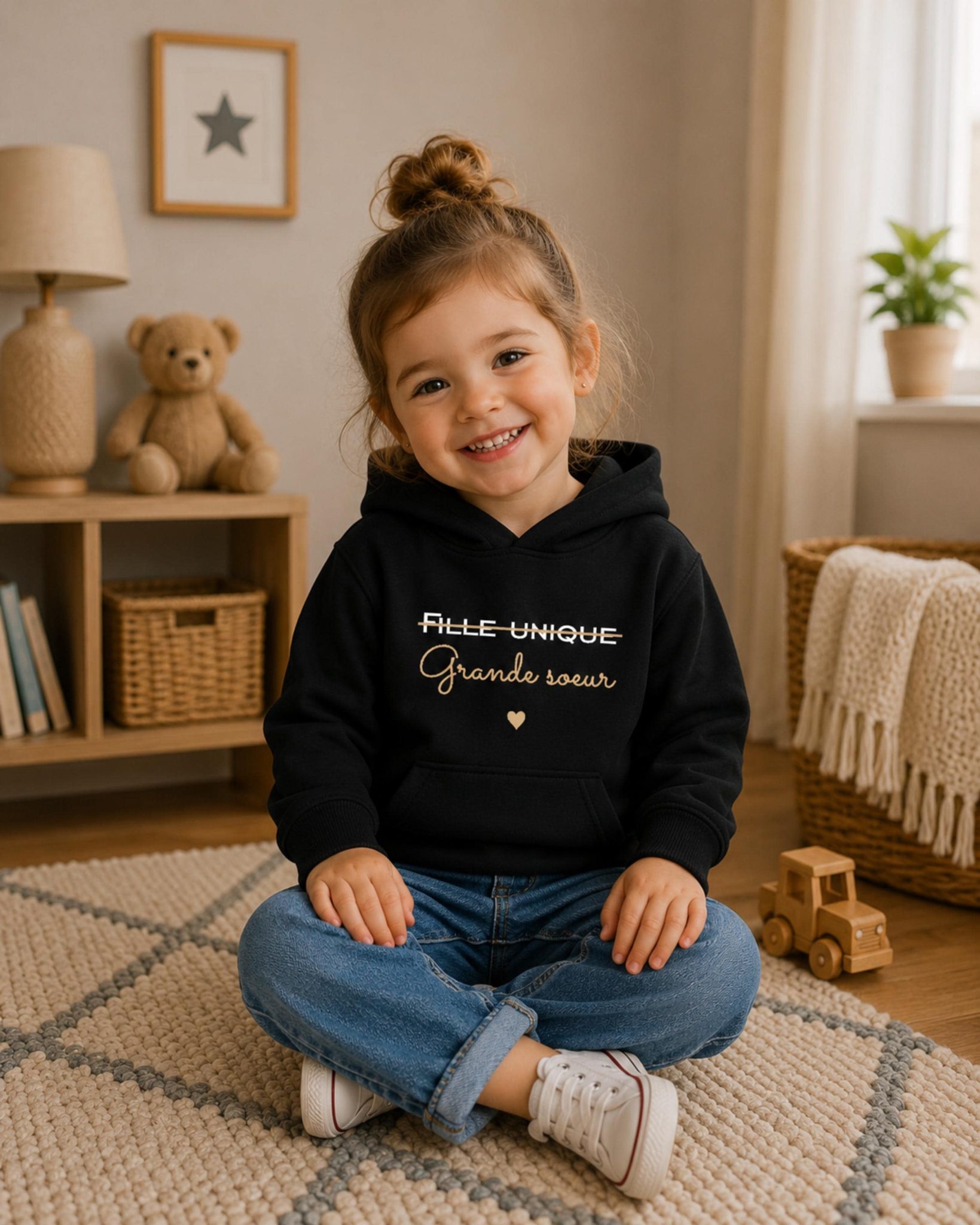 T shirt Futur Grand Sœur – Annonce grossesse Sœur , cadeau enfant grossesse, sweat annonce bébé famille, pull grand Sœur, idée annonce Sœur — idée annonce grossesse