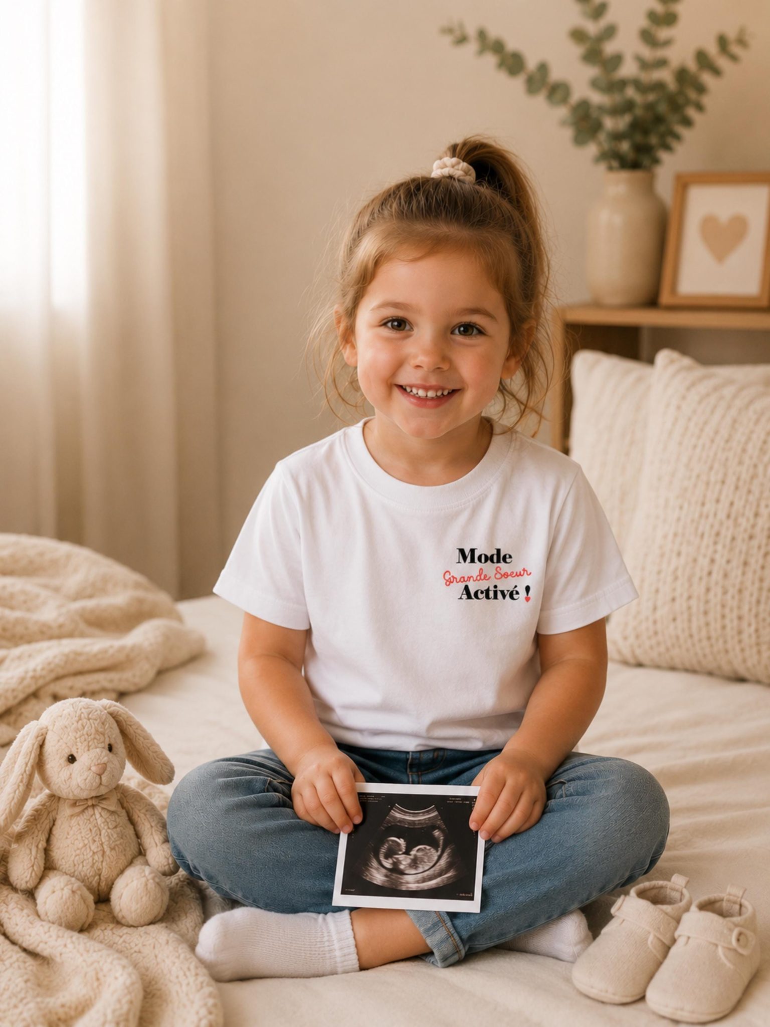 T-shirt annonce Grand frère - idée annonce de grossesse, annonce grossesse famille, t-shirt annonce garçon, annonce naissance bébé — annonce de grossesse