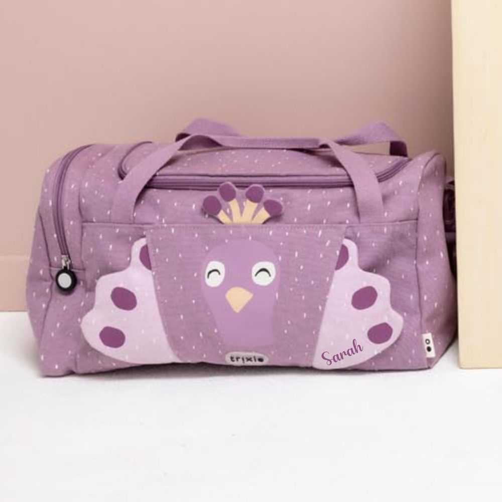 Sac week-end Enfant personnalisable Trixie - Sac sport École Sac Rentrée Scolaire fille, Sac Animaux trixie, sac voyage fille prénom
