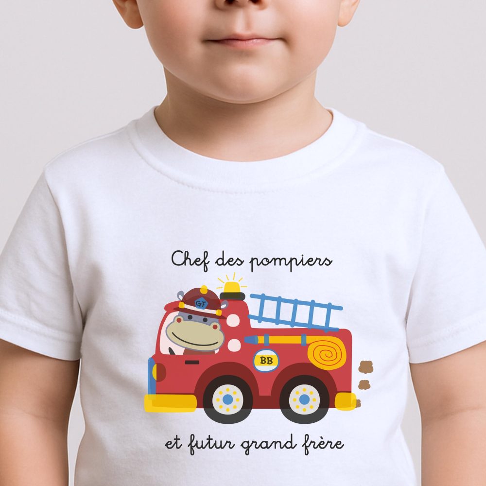Tee-shirt enfant grand frère, annonce de grossesse , annonce bébé