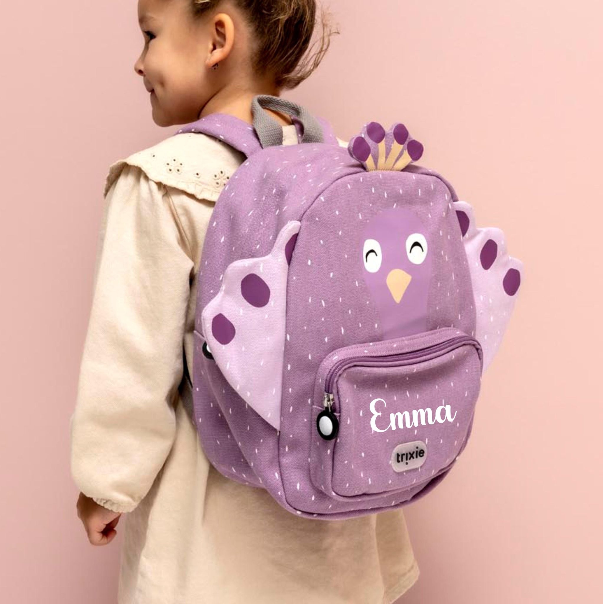Sac à Dos Personnalisé Enfant Animaux - sac école prénom, sac à dos enfant personnalisé, rentrée scolaire enfant — sac à dos école personnalisé