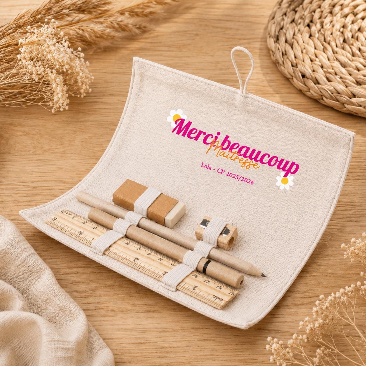 Trousse Nounou personnalisé cadeau fin d'année merci Nounou , cadeau merci Nounou , idée Nounou cadeau école, cadeau enseignant — cadeau enseignant