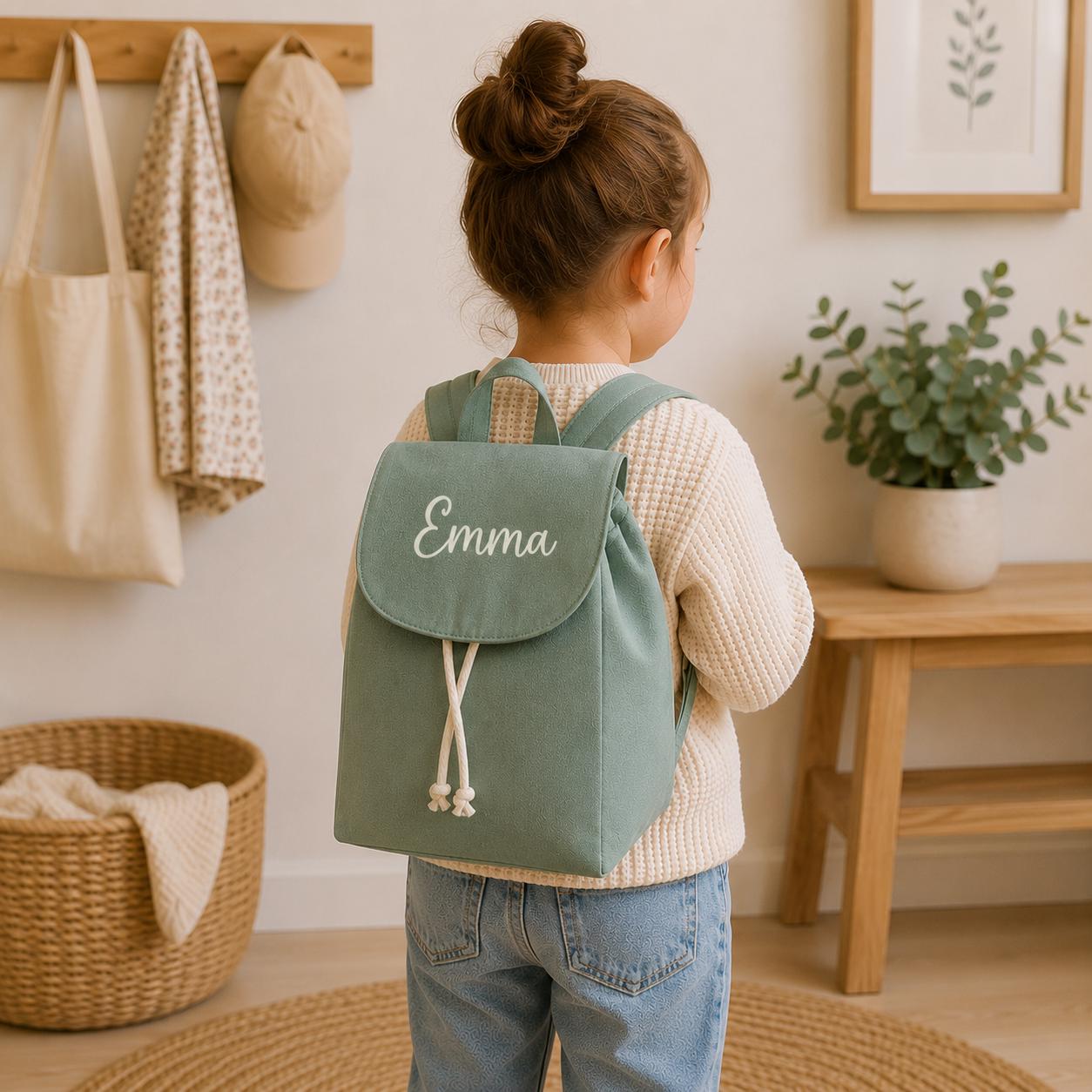Sac personnalisé maternelle , sac école fille prénom, sac crèche enfant, sac personnalisé enfant, cartable enfant, sac cadeau enfant. — sac à dos personnalisé