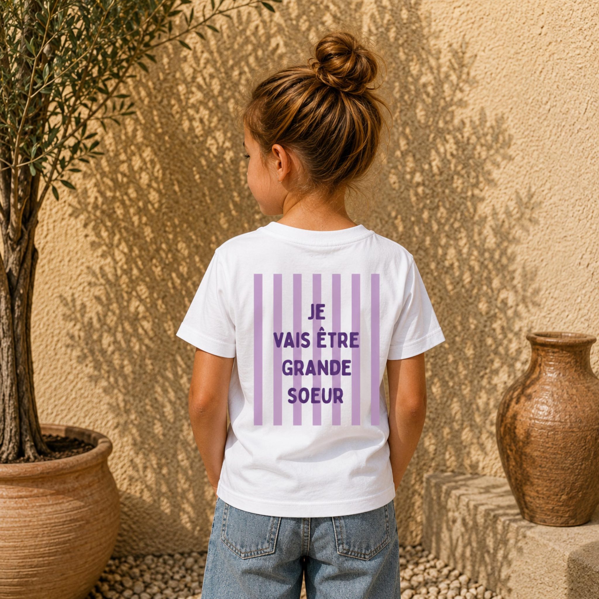 T-shirt annonce grossesse enfant – Futur grand frère, future grande sœur, cadeau annonce bébé, révélation grossesse, annonce bébé famille — t shirt annonce grossesse