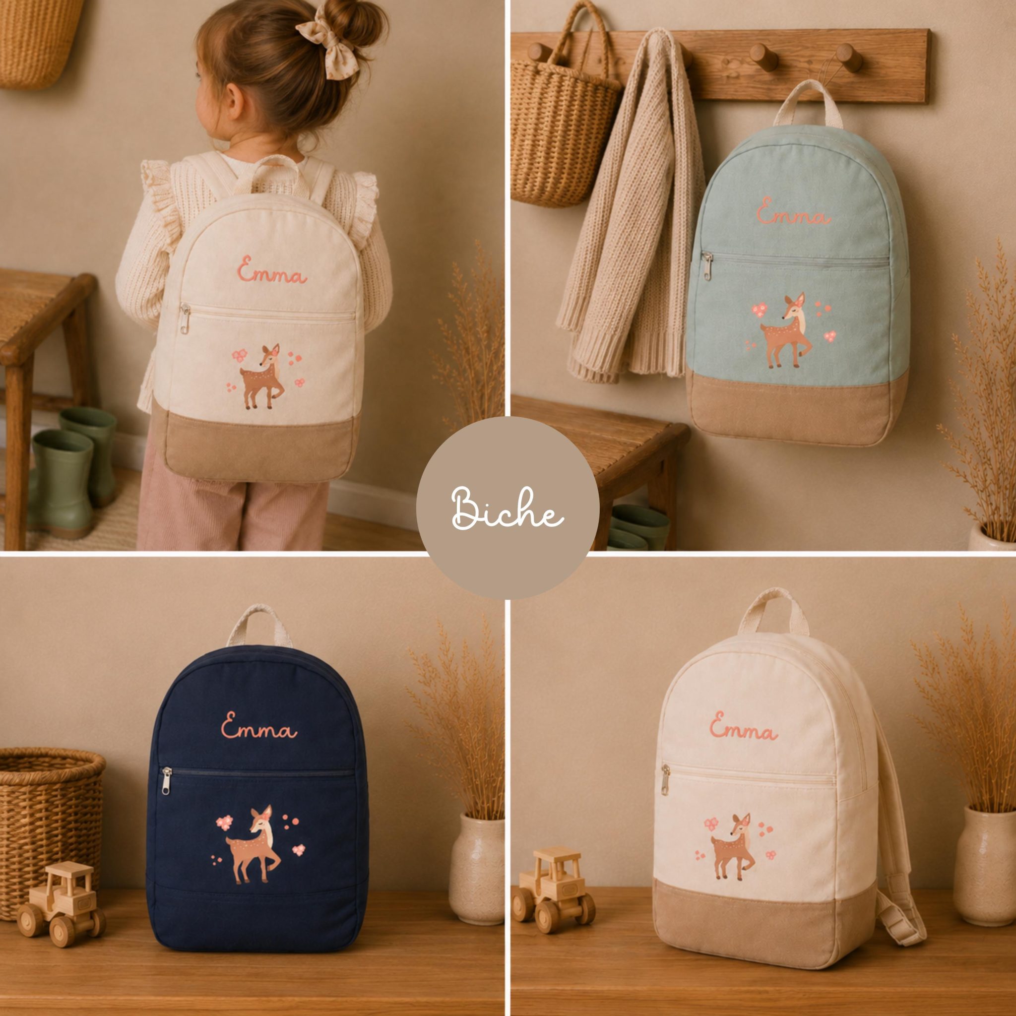 Sac a dos Tracteur enfant école - sac enfan à motif -sac rentrée scolaire, sac prénom rentrée scolaire sac garçon école sac fille école — sac école enfant