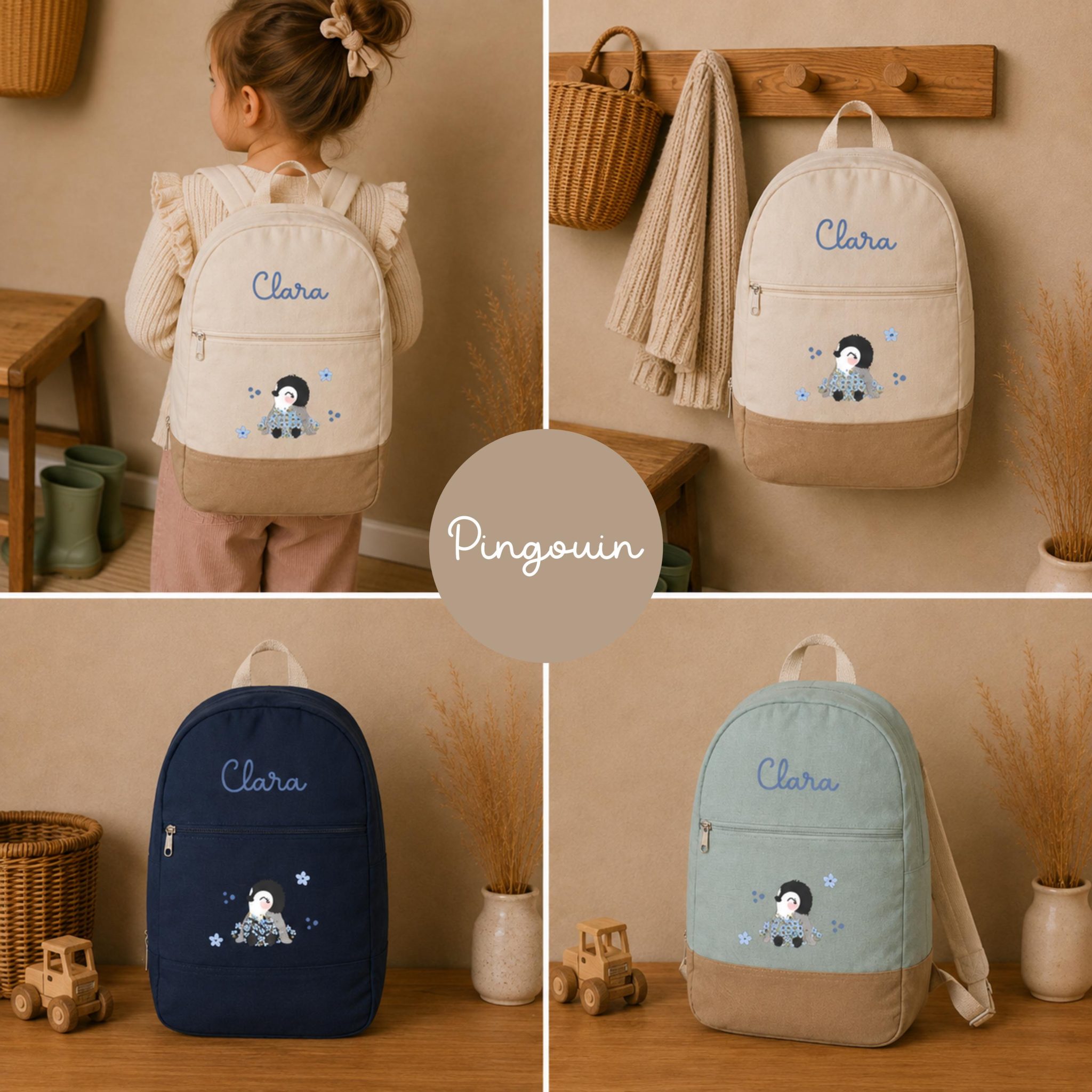 Sac a dos Tracteur enfant école - sac enfan à motif -sac rentrée scolaire, sac prénom rentrée scolaire sac garçon école sac fille école — sac à dos personnalisable