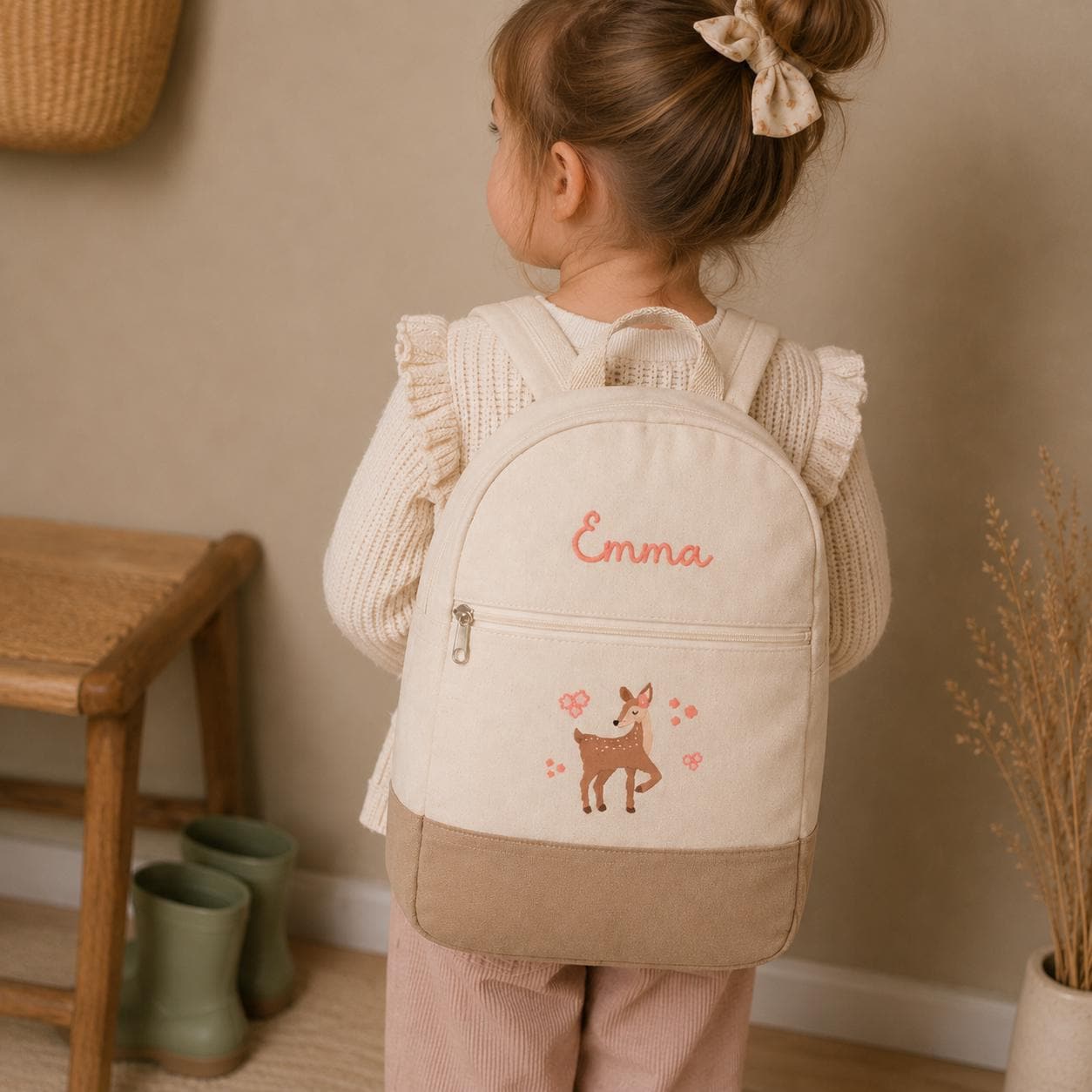 Sac a dos Tracteur enfant école - sac enfan à motif -sac rentrée scolaire, sac prénom rentrée scolaire sac garçon école sac fille école — sac enfant école