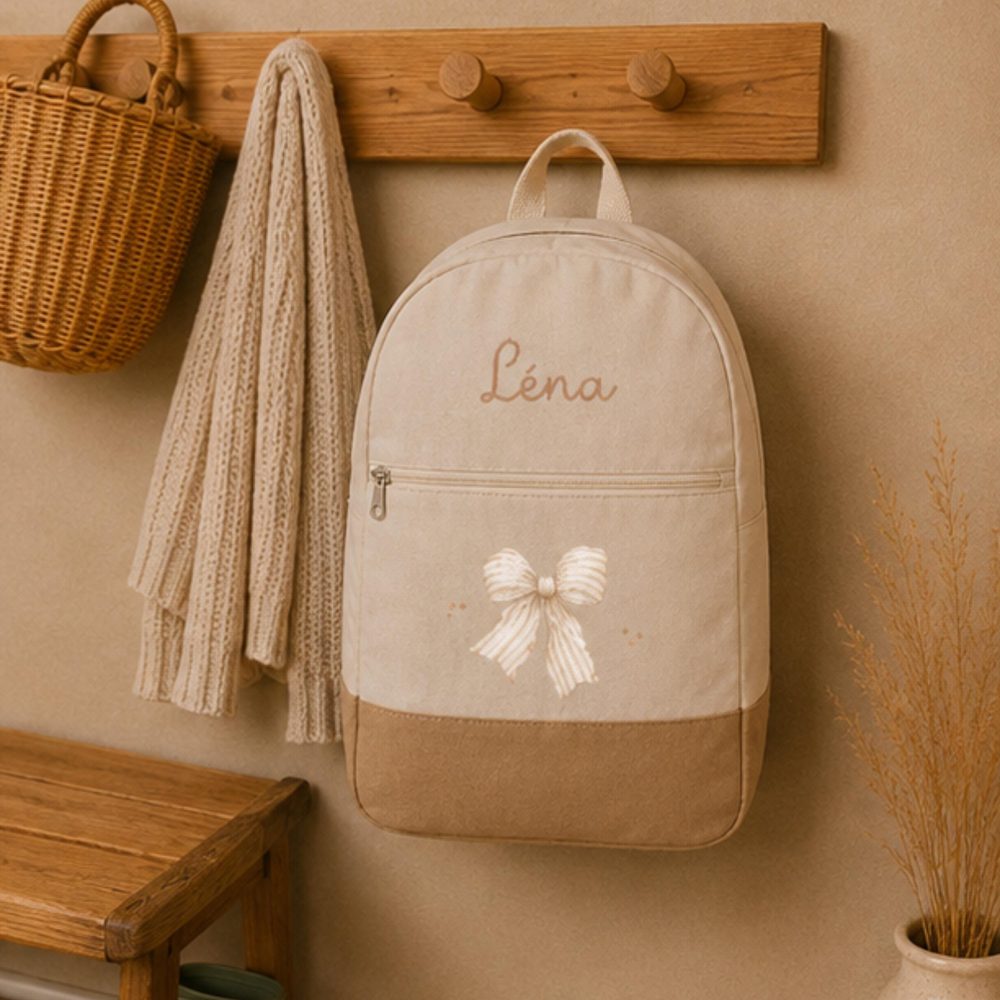 Sac a dos personnalisé fille école - sac enfan à motif -sac rentrée scolaire, sac prénom rentrée scolaire sac garçon école sac fille école