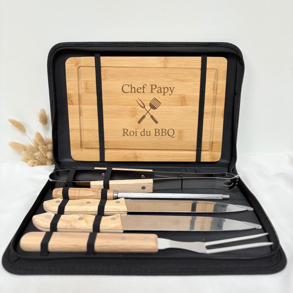 Kit à barbecue personnalisé Papy