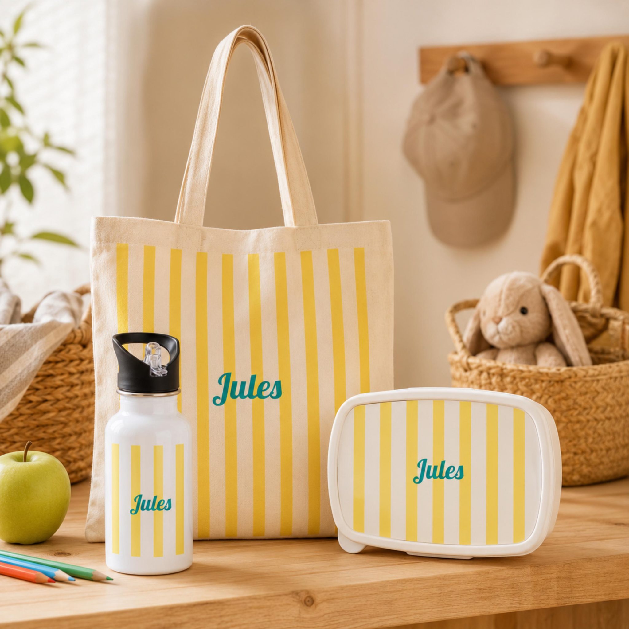 Kit Rentrée Scolaire Personnalisé Enfant — centre aere enfant sac