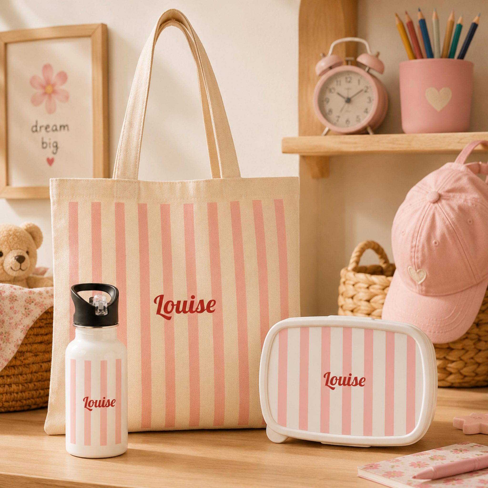 Kit Rentrée Scolaire Personnalisé Enfant — garderie enfant goûter