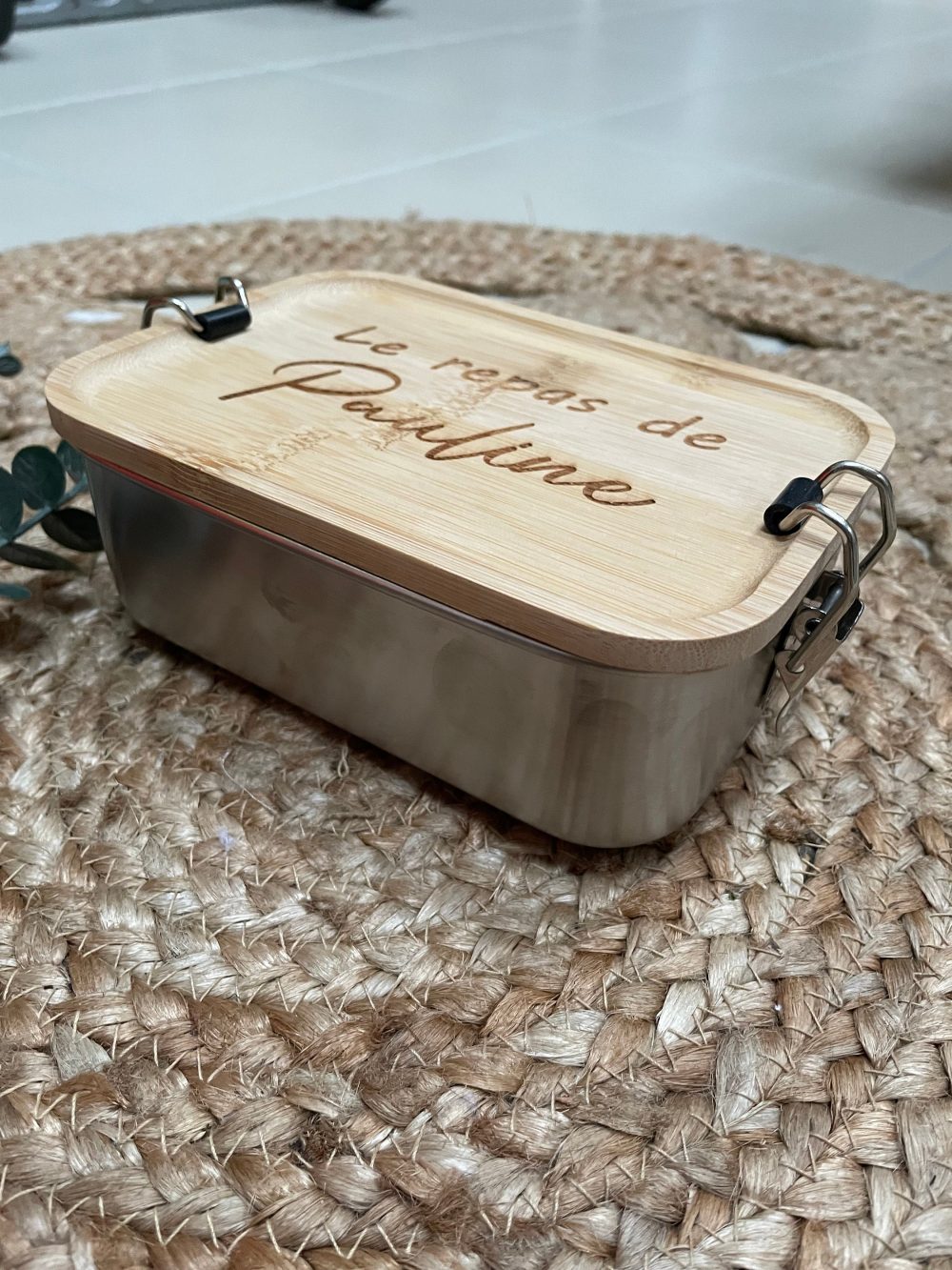 Lunch Box/ boite repas en Acier Inoxydable — boite repas adulte