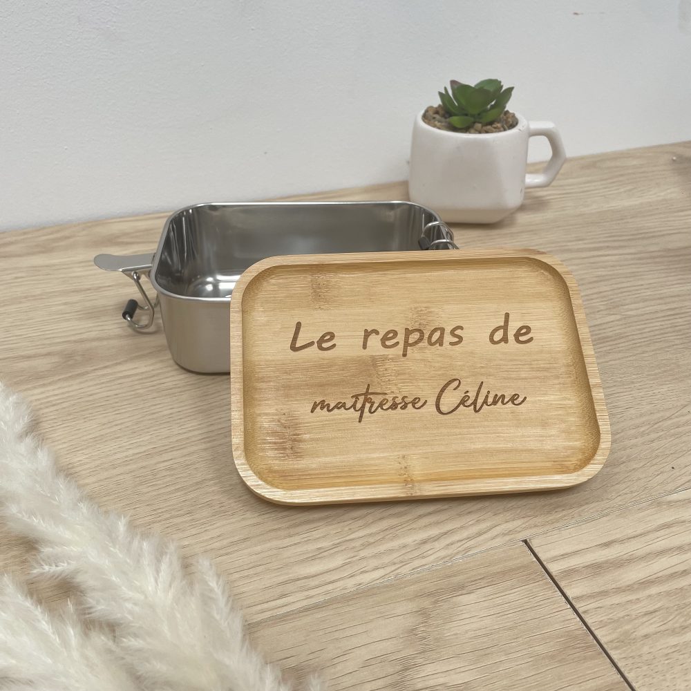 Lunch Box/ boite repas maîtresse avec