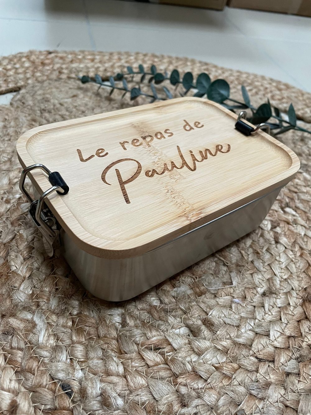 Lunch Box/ boite repas maîtresse avec — boite gouter