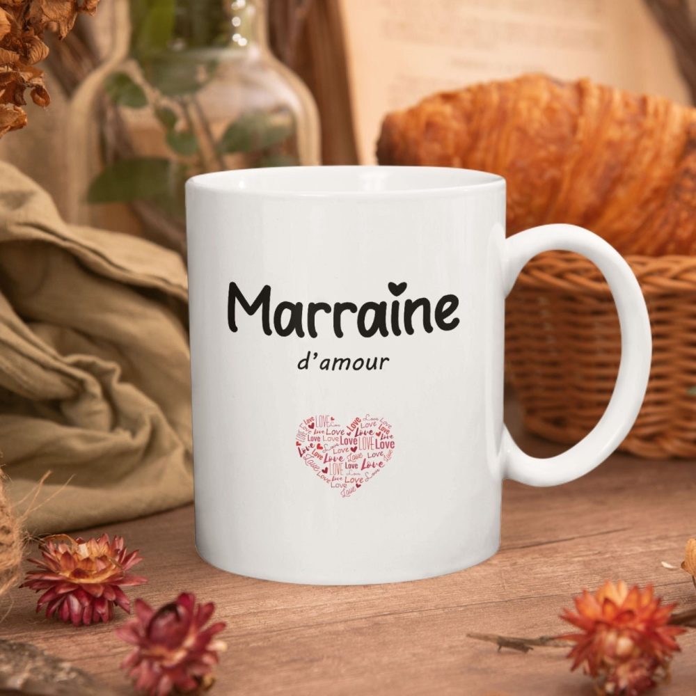 Mug en céramique marraine