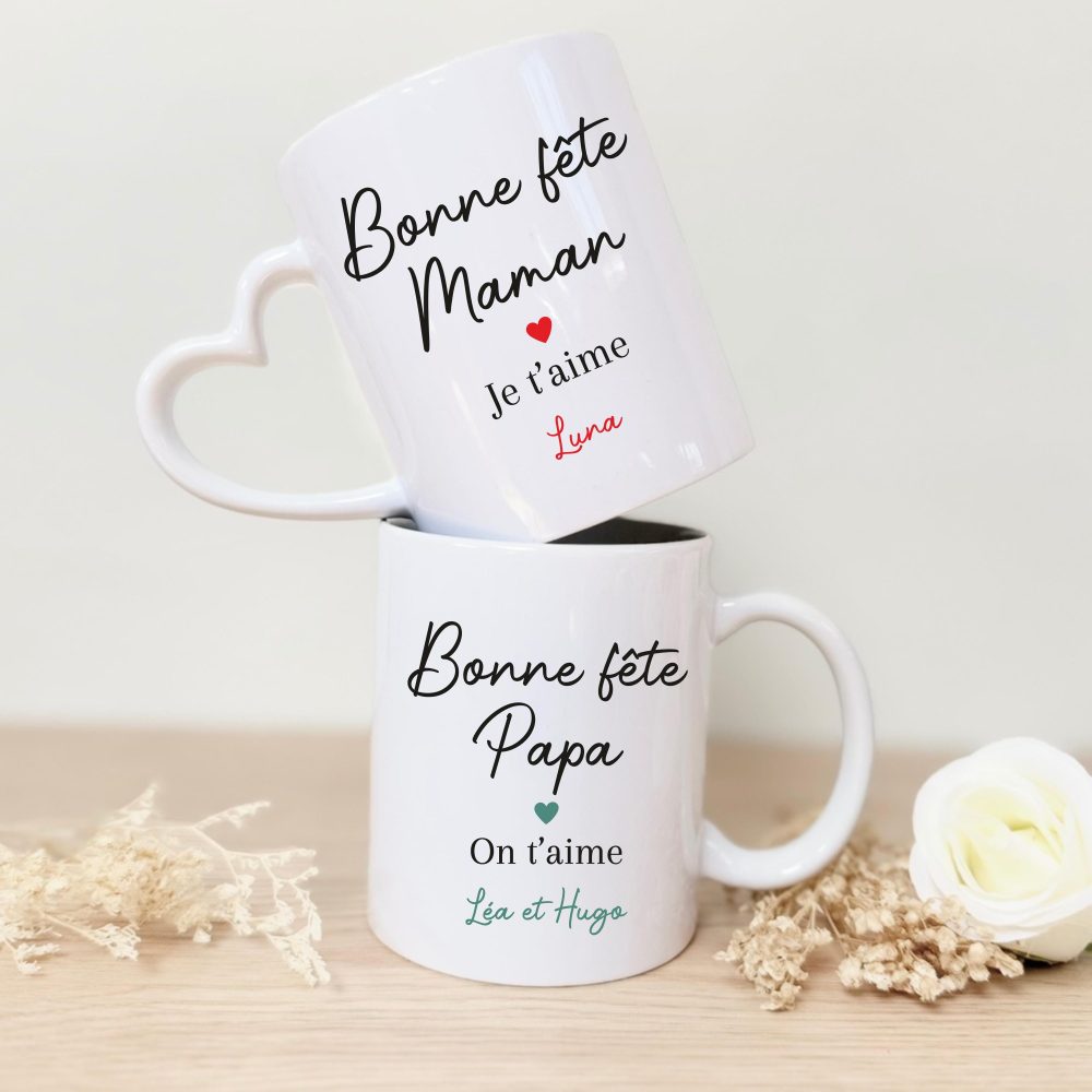 Mug Maman/Papa personnalisé