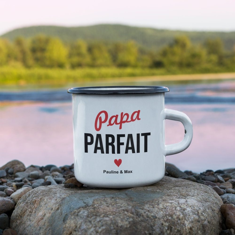 Mug vintage papa à personnaliser PAPA