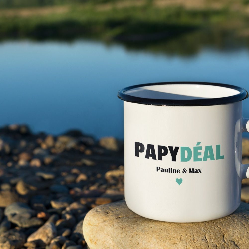 Mug vintage personnalisé papy/papi