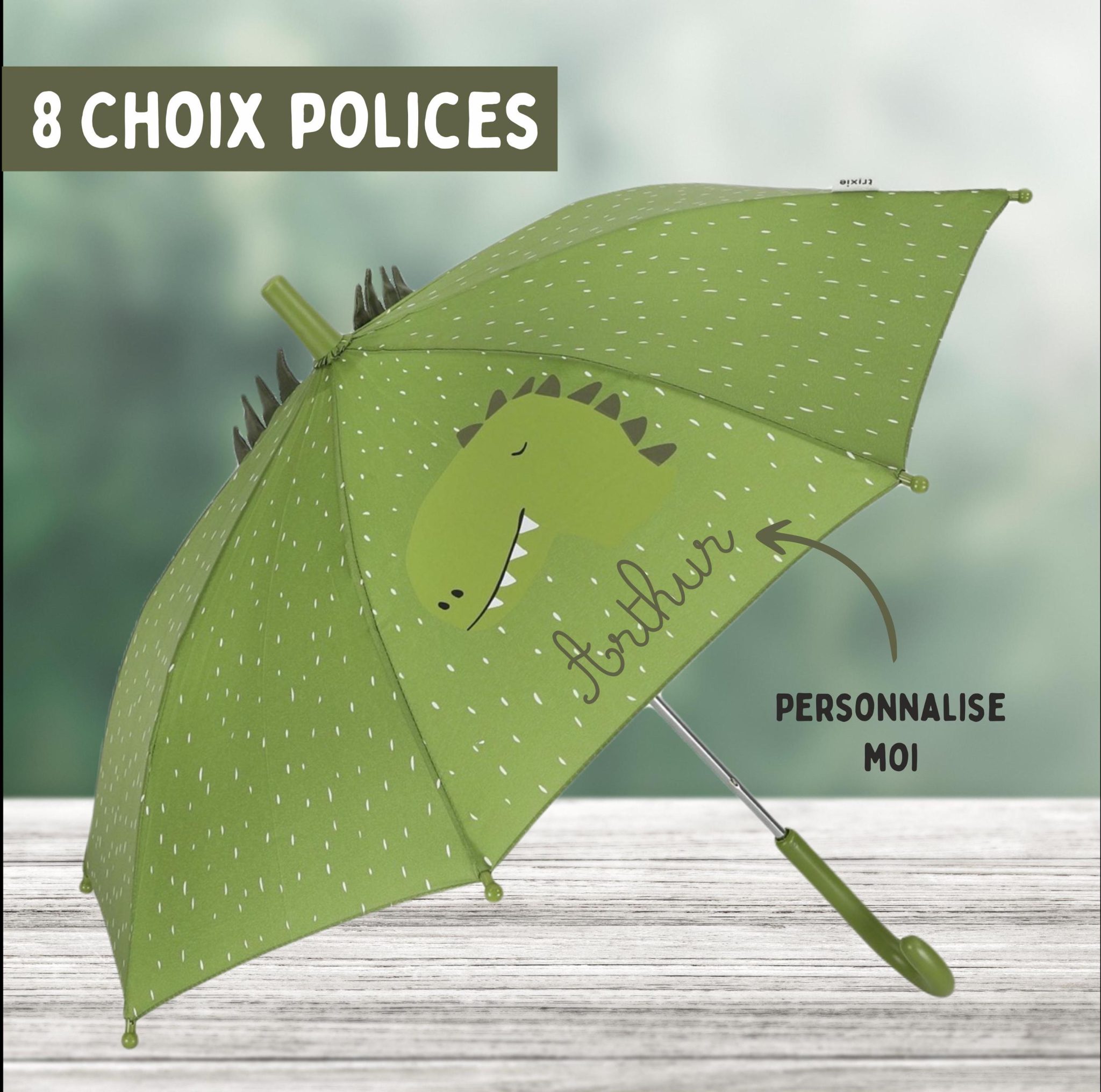 Parapluie Enfant Personnalisé dinosaure — anniv personnalisé enfant