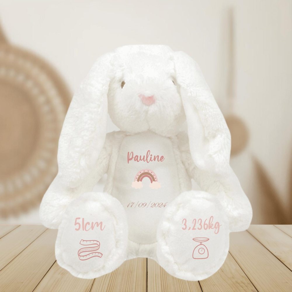 Peluche personnalisé naissance avec prénom
