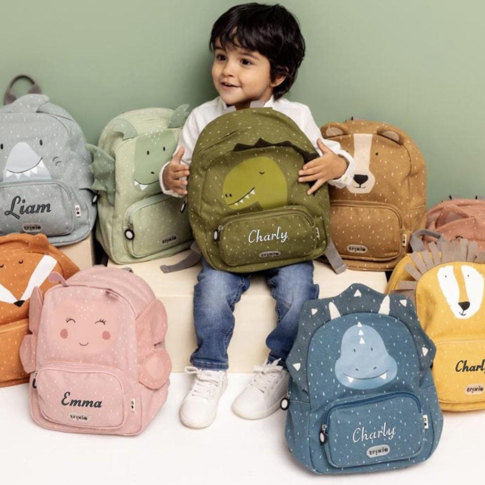Petit sac à dos brodé avec prénom