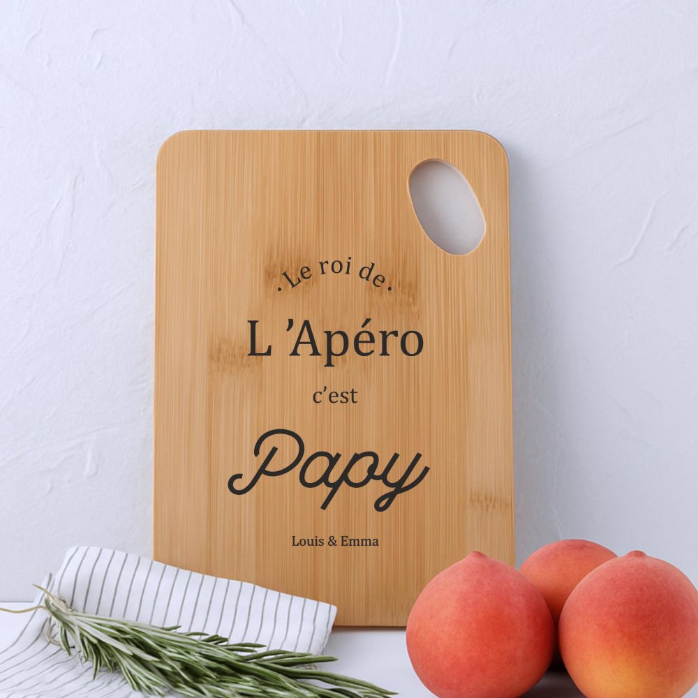 Planche Apéro Papy + saucisson en chocolat
