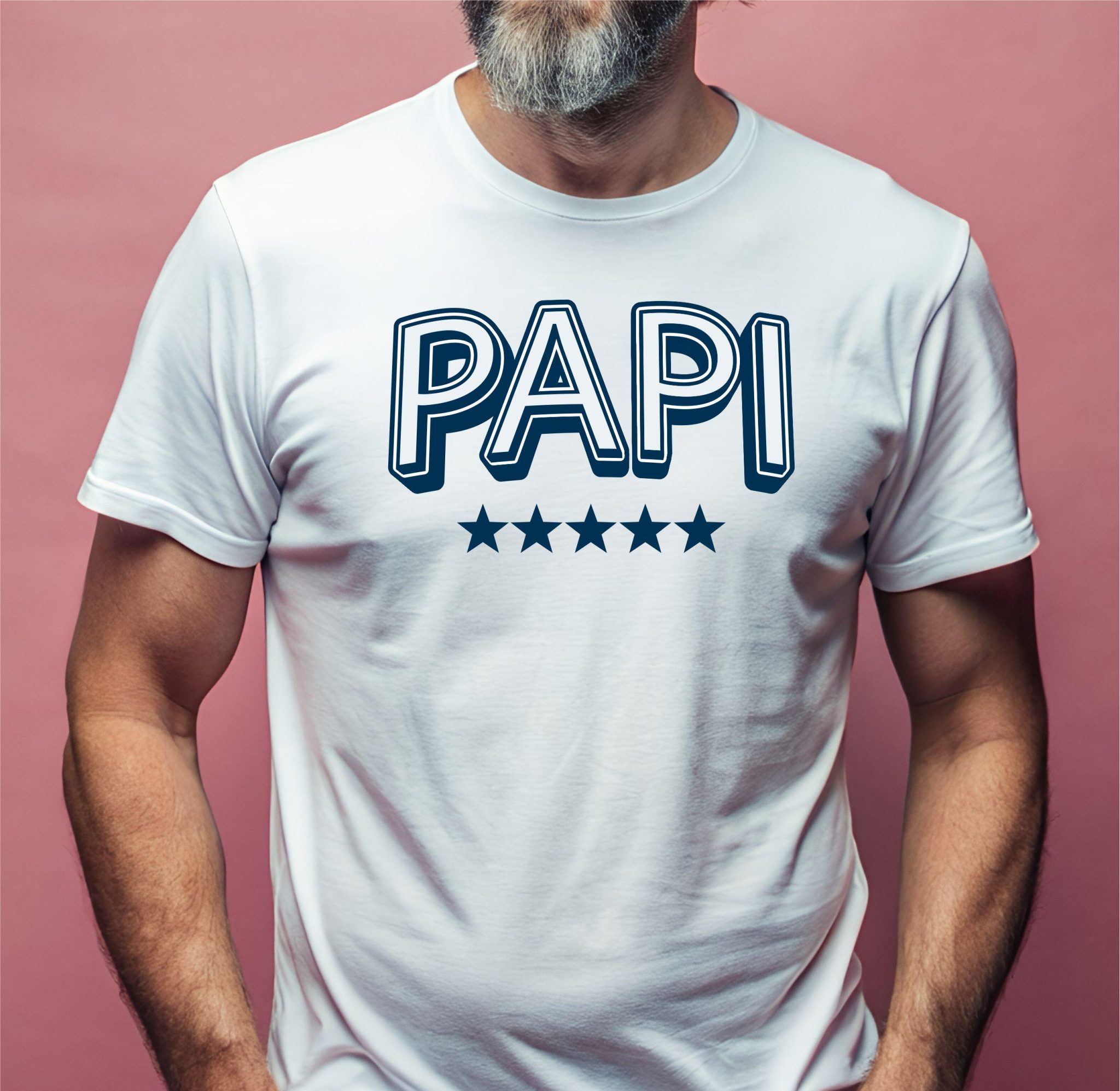 Polo personnalisé papi 5 étoiles — papi personnalisation