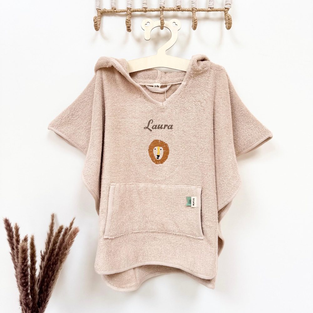 Poncho plage brodé Enfant — plage garçon