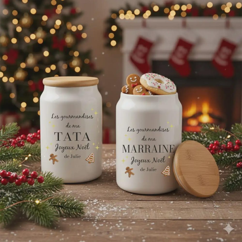 Pot à cookies maîtresse — cadeau maîtresse noël