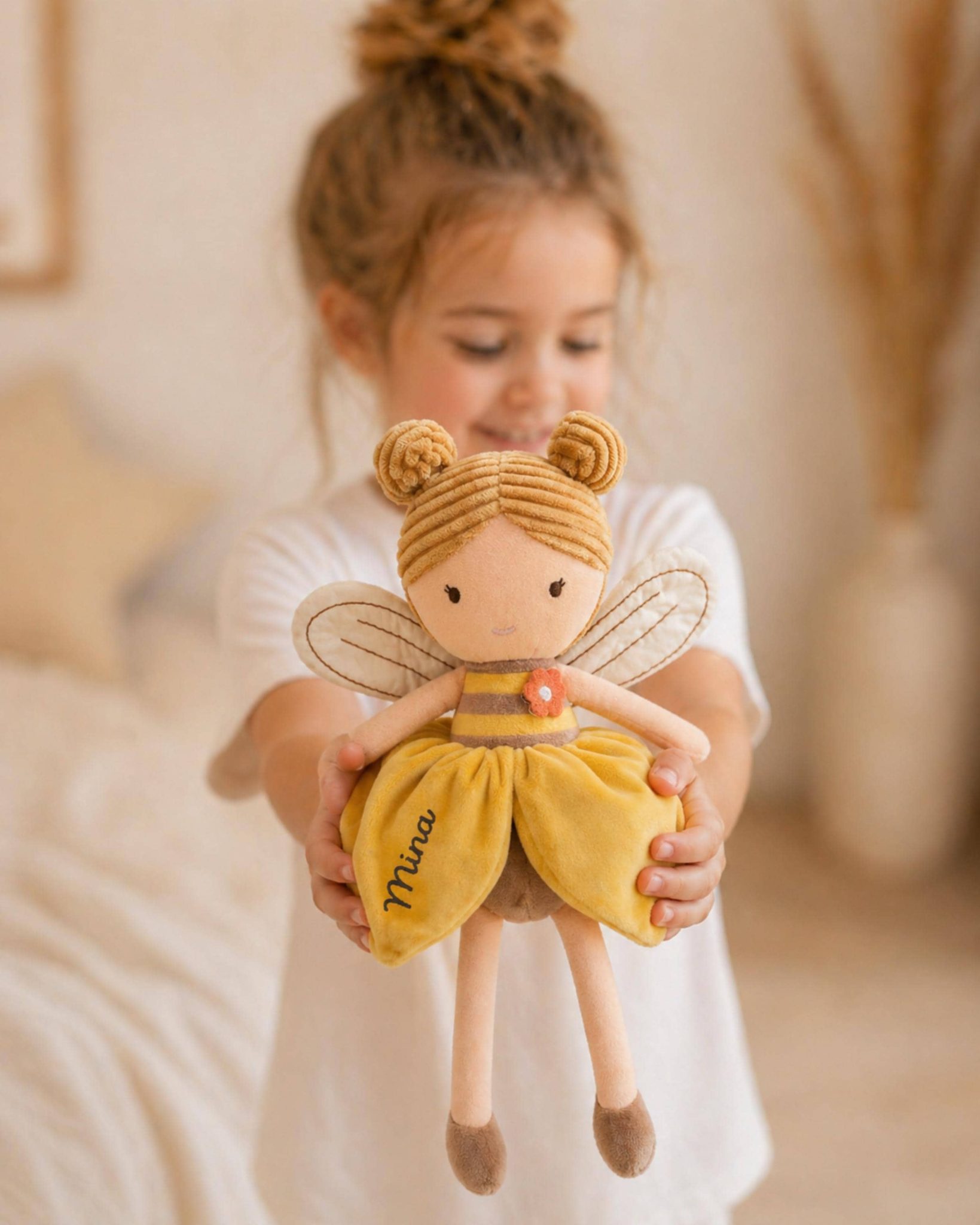 Poupée Fée personnalisée prénom — cadeau fille
