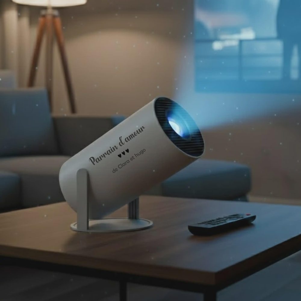 Projecteur personnalisé — cadeau de noël femme