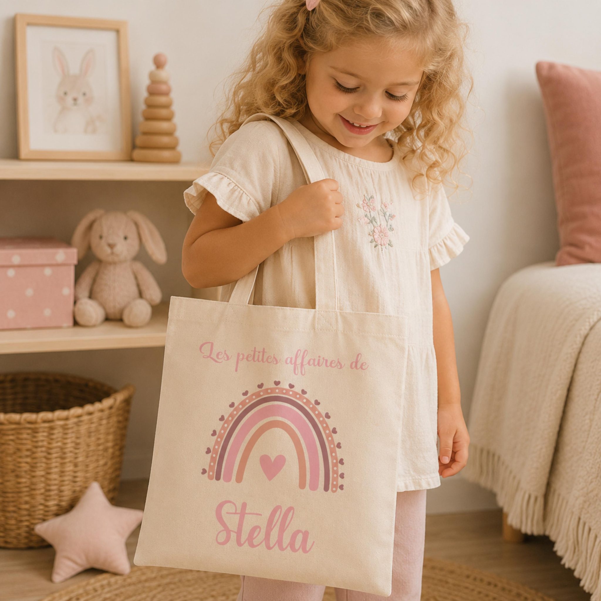 Sac affaires enfant personnalisé — cadeau enfant personnalisé