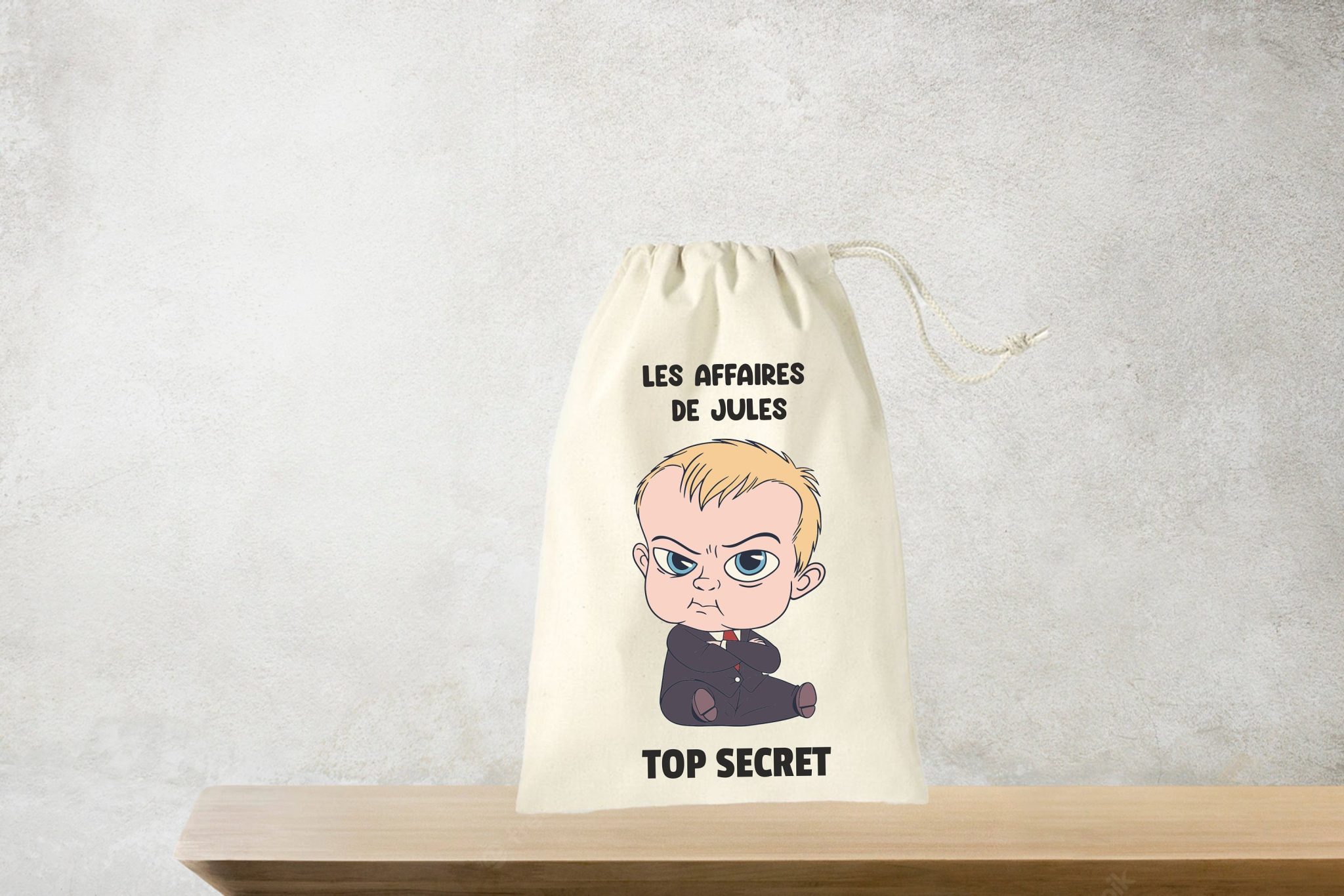 Sac bébé à personnaliser / sac à doudou /