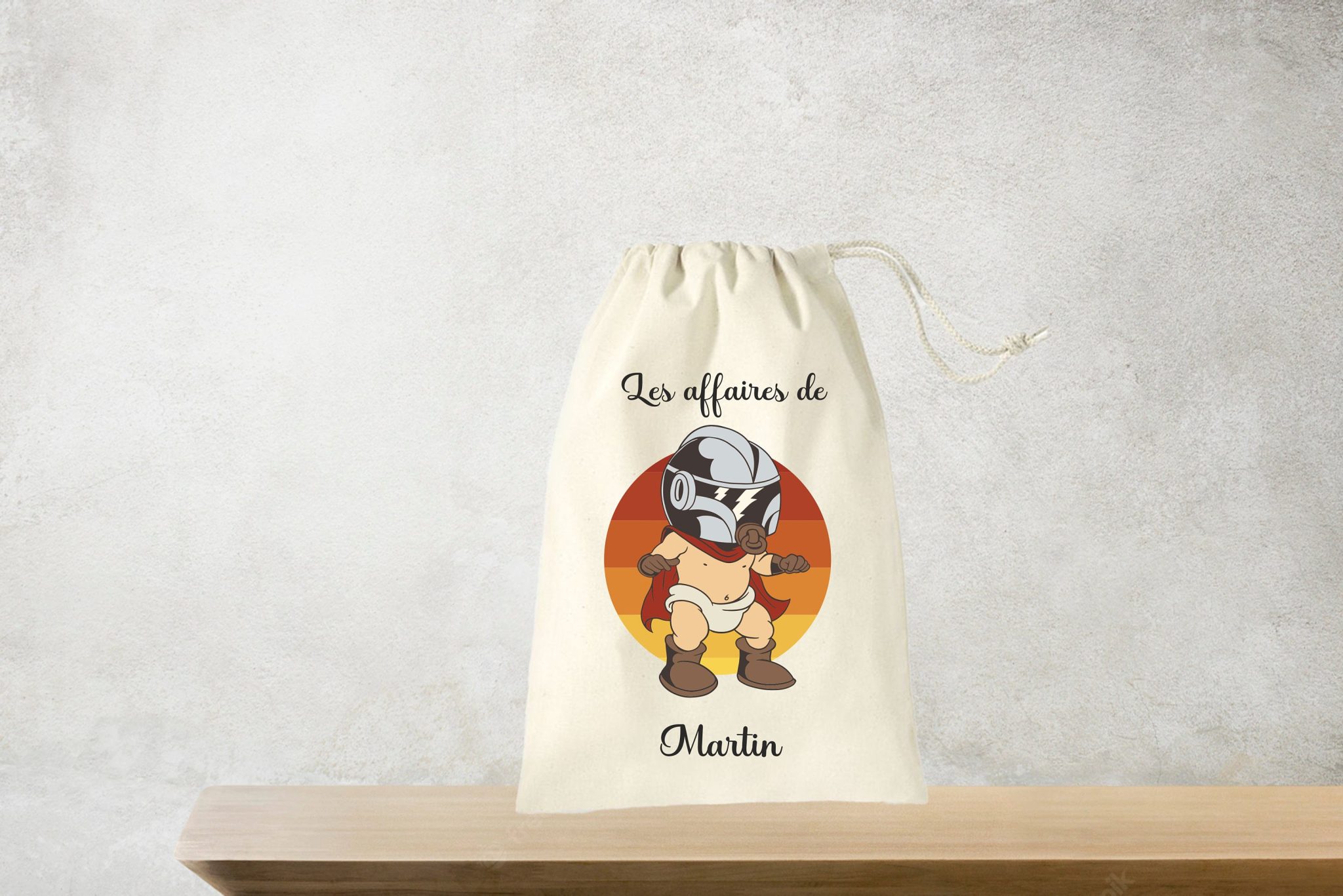 Sac bébé à personnaliser / sac à doudou / — idée cadeau bébé