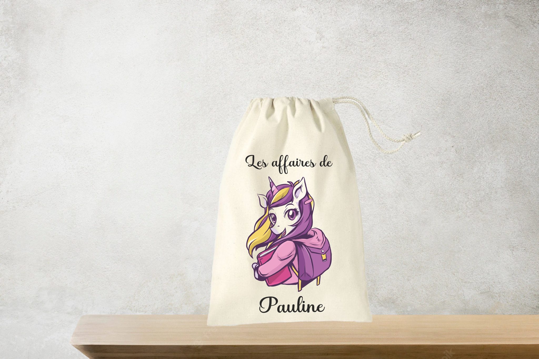 Sac bébé à personnaliser / sac à doudou / — petit sac personnalisé
