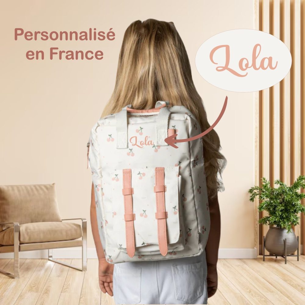Sac école enfant personnalisé avec prénom