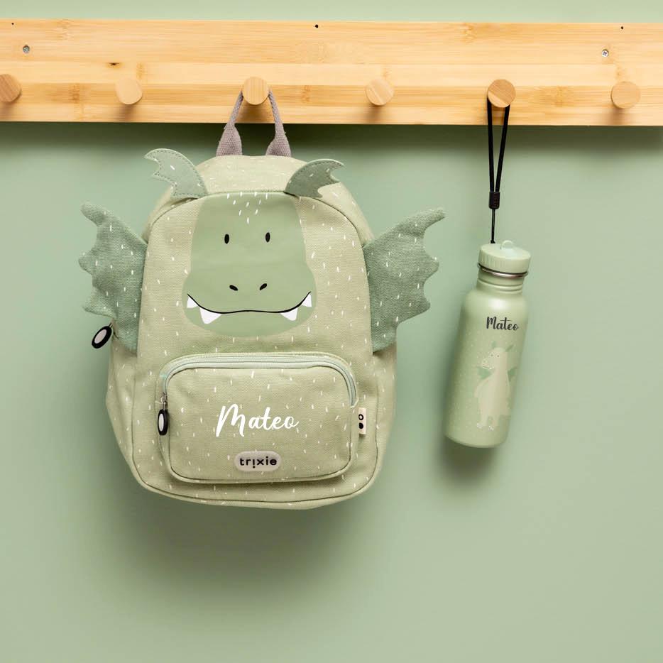Sac et Gourde enfant Trixie personnalisée